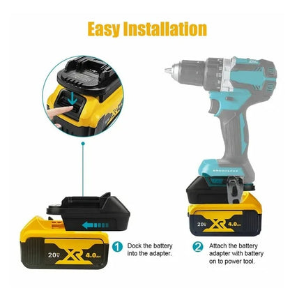 USB Battery Adapter Converter For 20V  Milwaukee M18 Convert To 18V