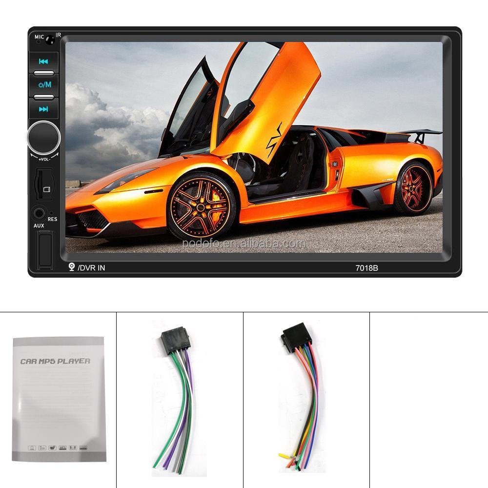European, American And British Stock Related Baodafeng 2Din Car MP5 Player Car Radio 7 Inch Touch Screen Bluetooth USB AUX Stereo Wholesale