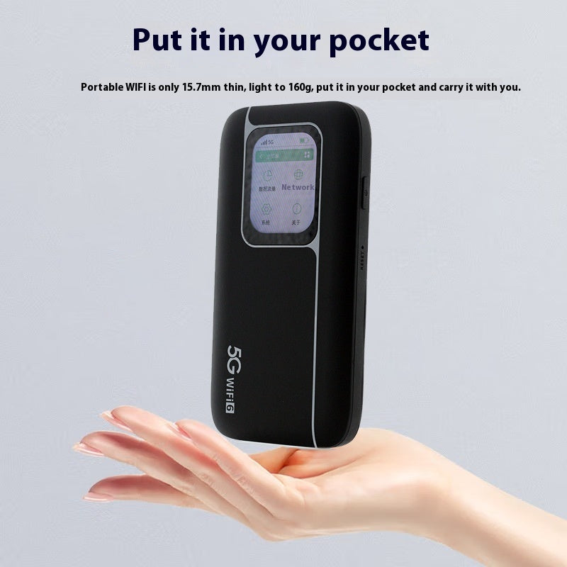 Mobile Router With Screen Internet Access Power Bank