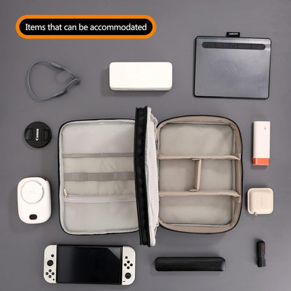 Travel Electronic Accessories Storage Box For Flash Drives, Memory Cards, Tablets, And Chargers