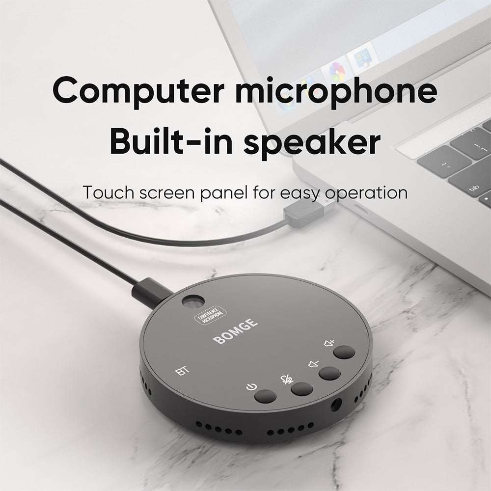 Desktop Conference Built-in Speaker Omnidirectional Condenser Microphone Suitable For PC Laptop