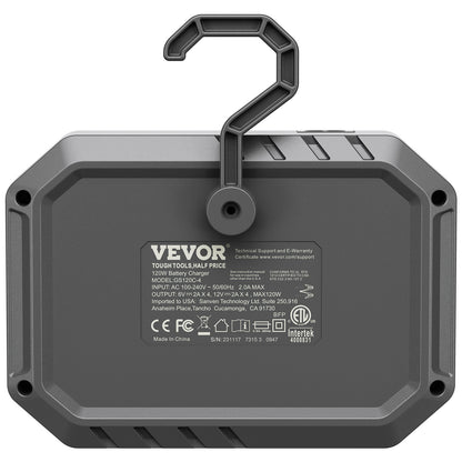 VEVOR Smart Battery Charger, 8-Amp, LiFePO4 Lead-Acid Car Battery Charger, Fully-Automatic Charger