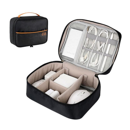 Travel Electronic Accessories Storage Box For Flash Drives, Memory Cards, Tablets, And Chargers