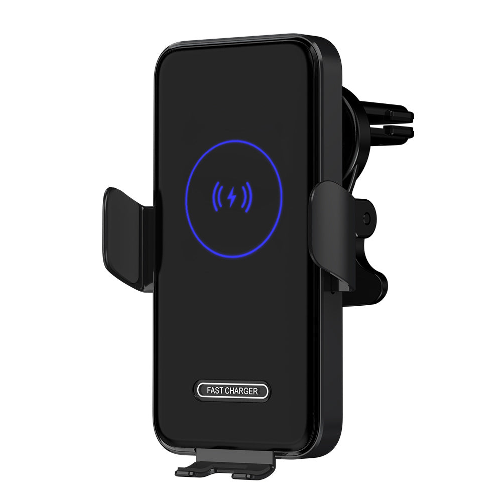 Wireless Car Charger 15W Fast Charging Auto Clamping Car Charger Phone Mount Phone Holder Fit