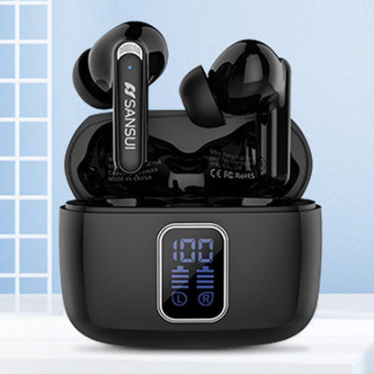 Shanshui W9 True Wireless Dual-ear HD Call Noise Reduction HiFi Sound Quality Game Bluetooth Headset