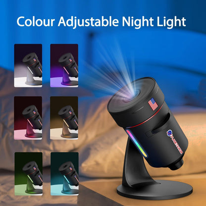 2025 Upgraded Projector HD High Brightness Wide Projection Planet Projector