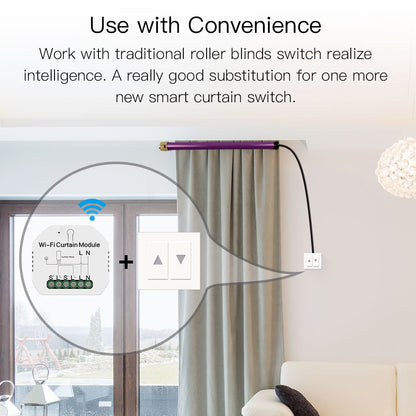 Remote Timing Control Of Smart Wifi Curtain On-off Device