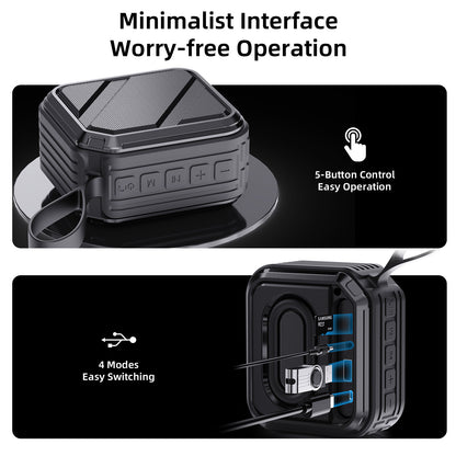 JYX L2 Portable Bluetooth Speaker & 12H Playtime & Bluetooth 5.3 & Loud Stereo Sound