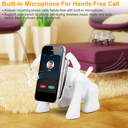 Puppy Dog Wireless Speaker Portable Mini Music Player Stereo Cute Animal Speaker With Built-In Mic FM Radio