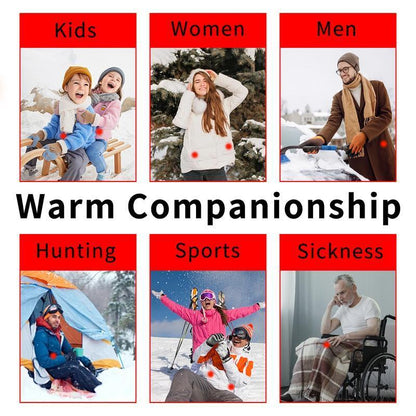 10000 MAh Portable Charger 2 In 1 Magnetic Hand Warmer Compact Design Christmas Gift Compatible With Smartphones And Tablets