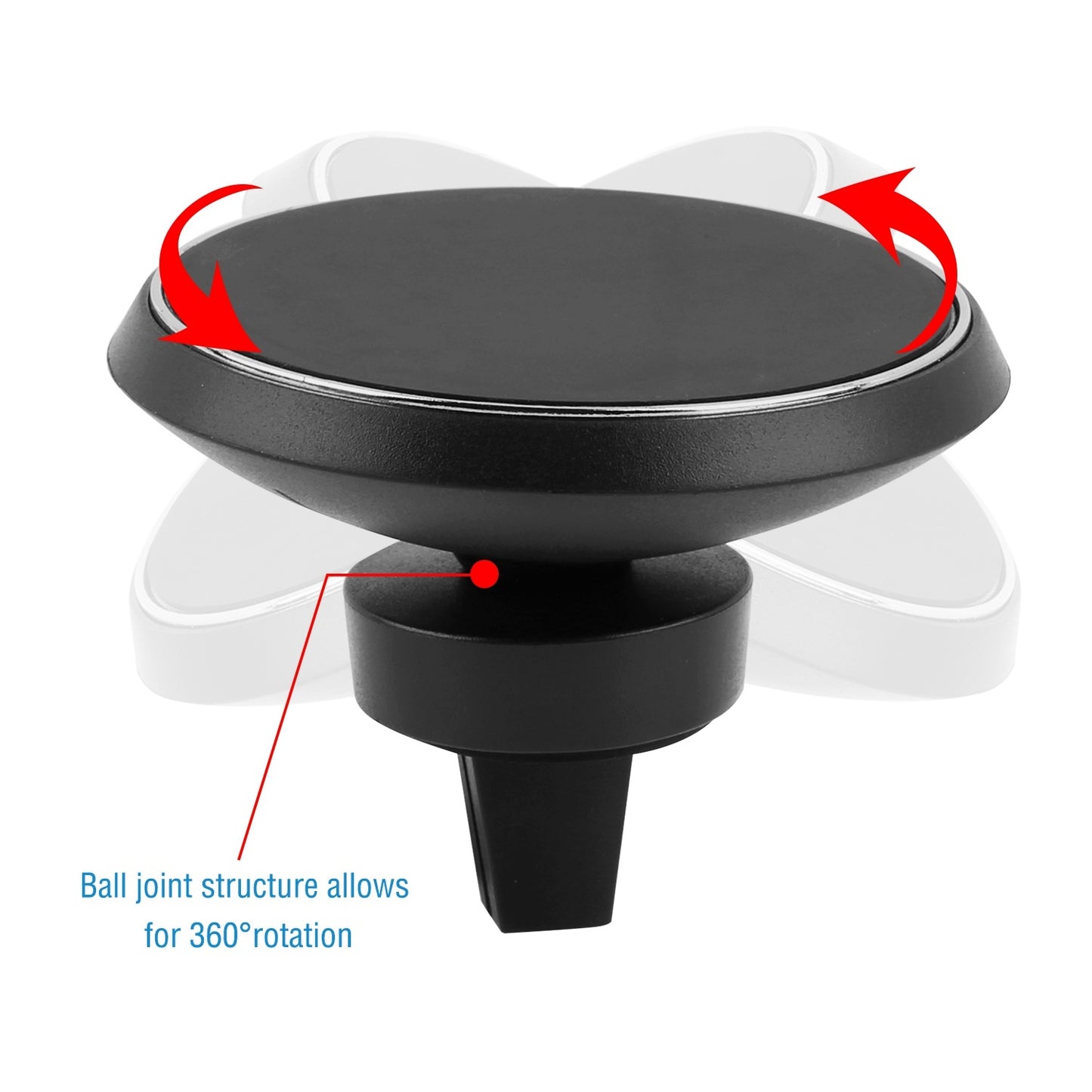 1Pc Magnetic  Qi Wireless Car Charger , Car Phone Charger For IOS Phone XS MAX XR Galaxy S10 S9 Tablet GPS Device