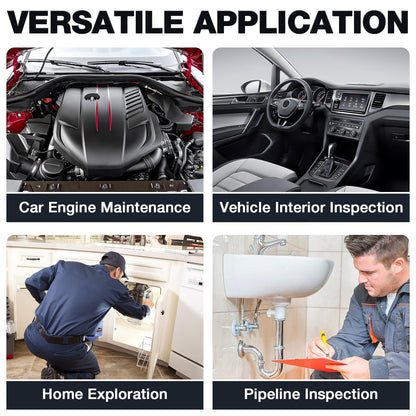 X431 VSP600 HD Waterproof Camera Video Endoscope 2m Cable 6-speed Adjustable LED Light Micro USB Type C Interface Car Special