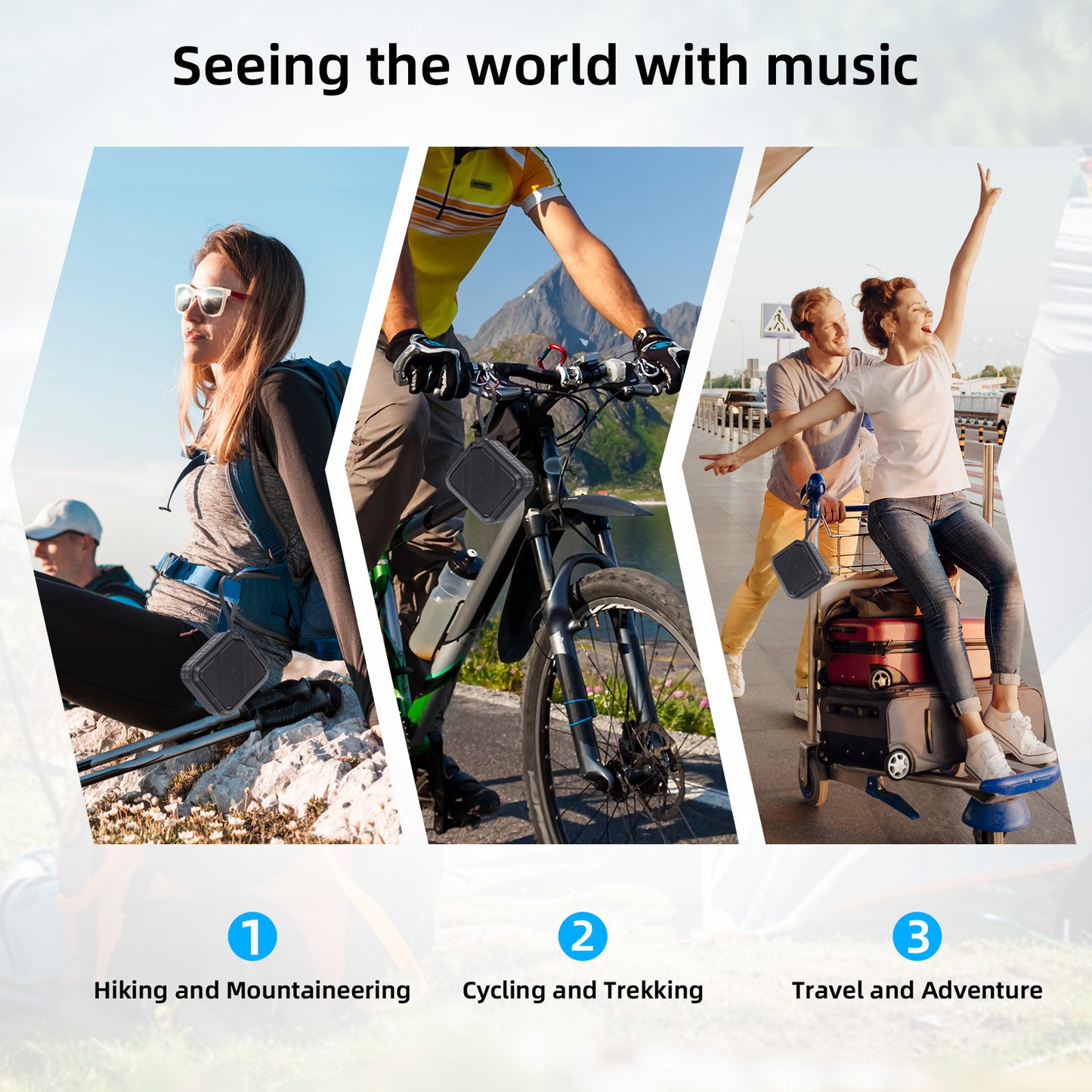 JYX L2 Portable Bluetooth Speaker & 12H Playtime & Bluetooth 5.3 & Loud Stereo Sound