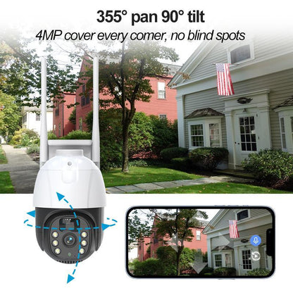 Solar Power Permanently And Reliably Powers Surveillance Cameras For Property Protection And Monitoring
