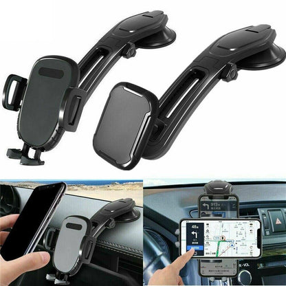 360 Rotatable Phone Mount Holder, Car Dashboard Gravity Adjustable GPS Stand Rotating, Car Phone Holder Universal Dashboard
