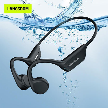 IPX8 Waterproof Headphones, Swimming-specific Bluetooth Headphones