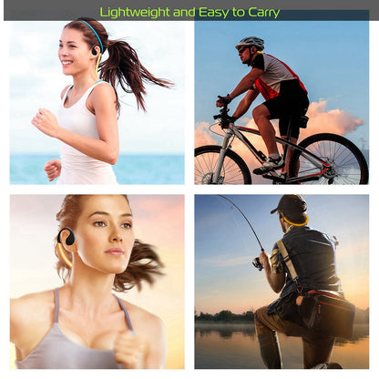 1Pc Wireless Sports Headsets Wireless V4.1 Neckband Earphones HD Stereo Sweat-proof Headphones Earbuds