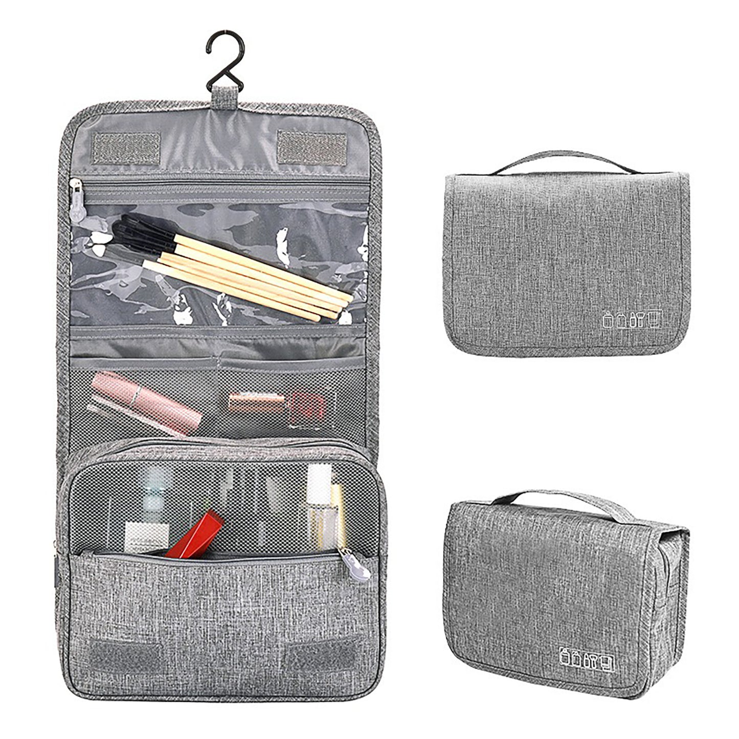 Travel Hanging Toiletry Bag Travel Kit Shaving Bag Waterproof Large Makeup Bag  Carry-on Travel Accessories