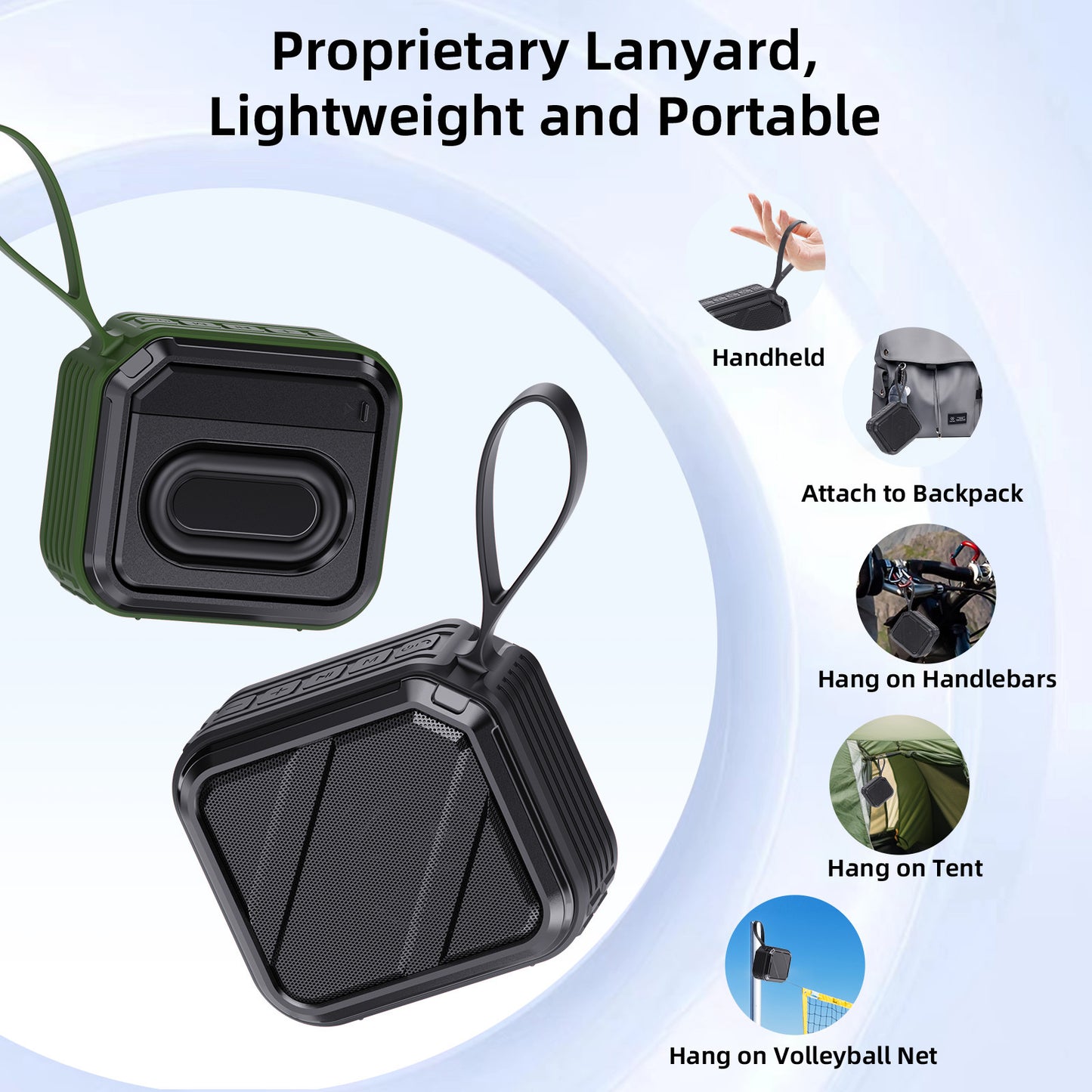 JYX L2 Portable Bluetooth Speaker & 12H Playtime & Bluetooth 5.3 & Loud Stereo Sound